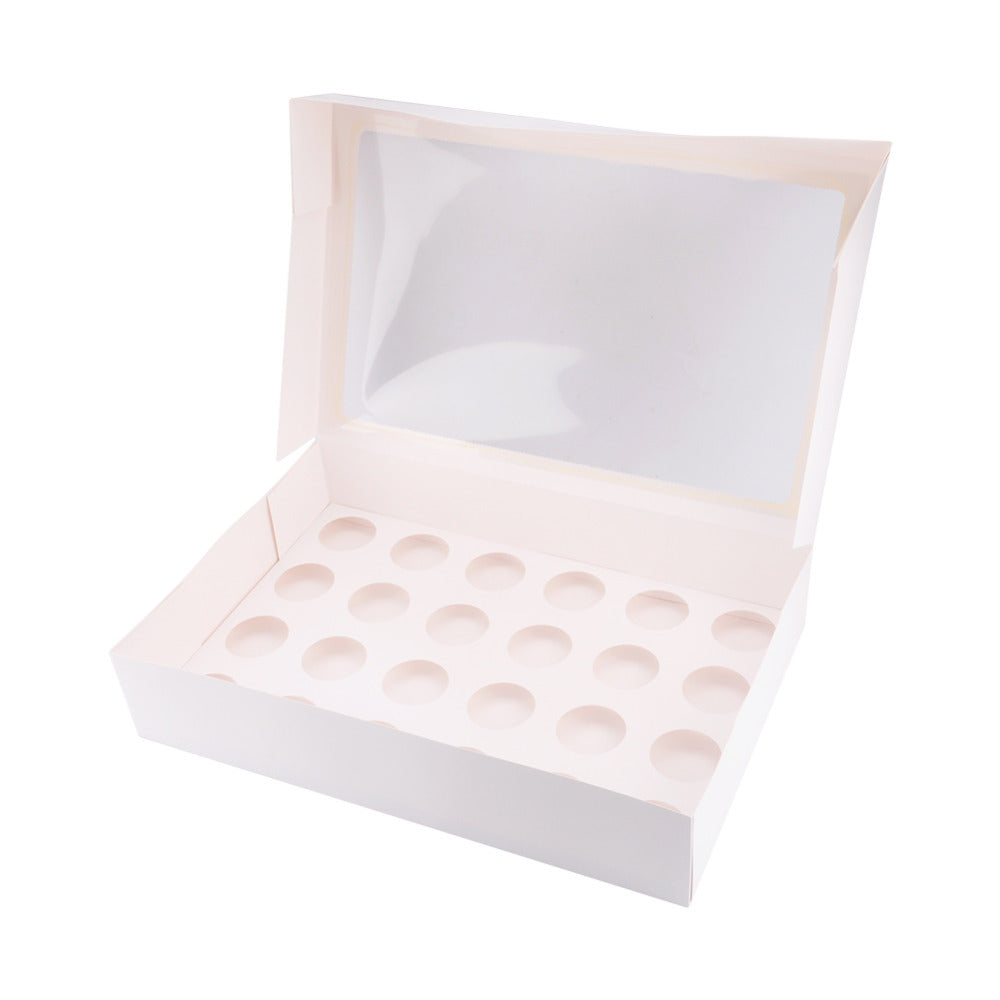STURDY 24 HOLE STANDARD CUPCAKE WINDOW BOX Cakebox.ME