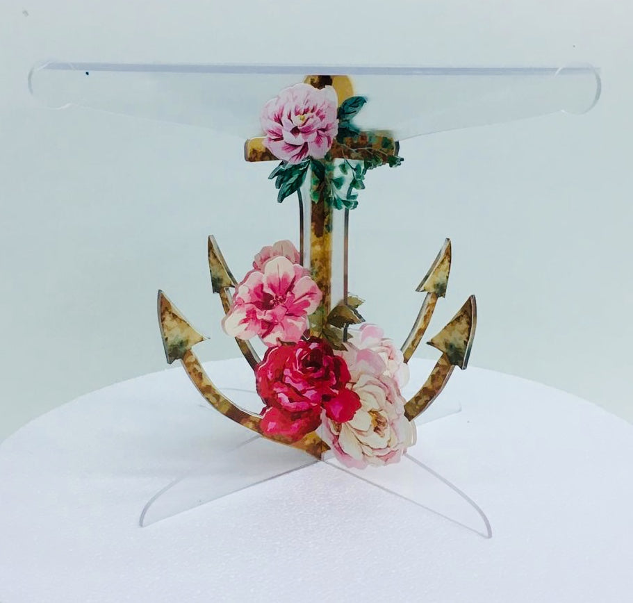 Anchor Acrylic Cake stand