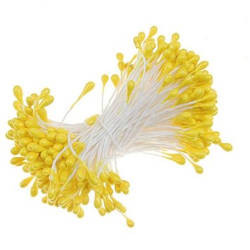 Floral Stamens for Flower Making -- Yellow