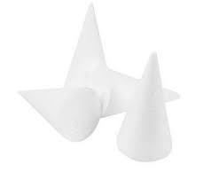 Unicorn Polystyrene Cones 11cm x 5.5cm