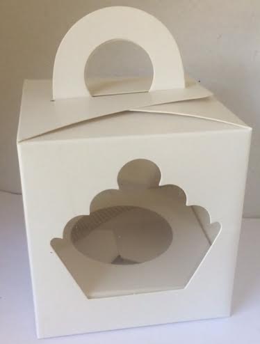 SINGLE CUPCAKE BOX WITH INSERT