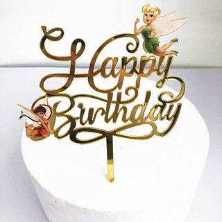 Tinkerbell  Acrylic Birthday cake topper