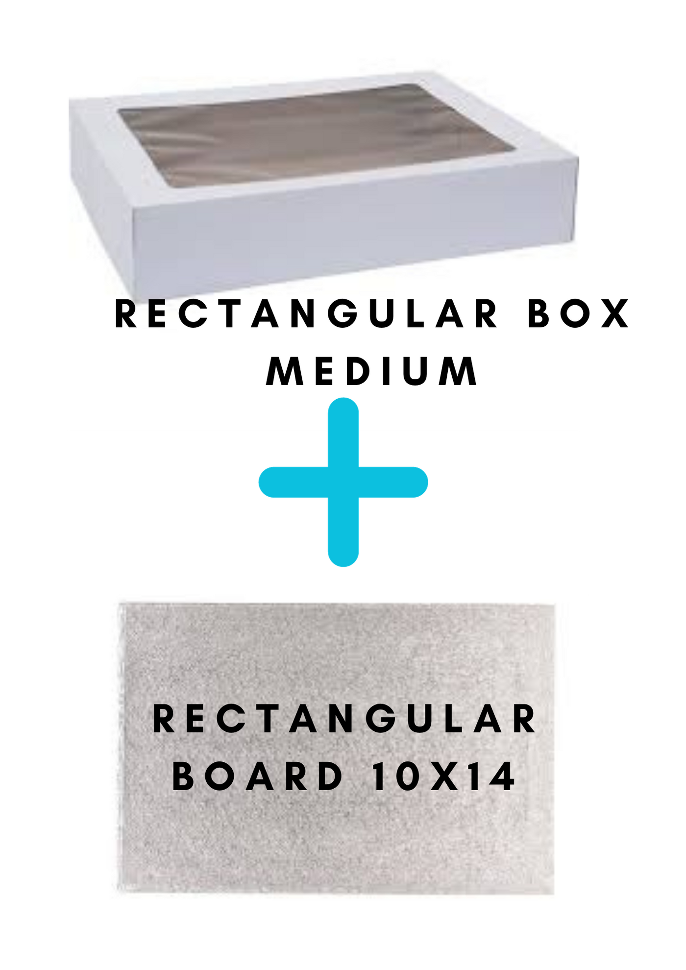 Rectangular Box & Drum Board (14" X 10") Combo
