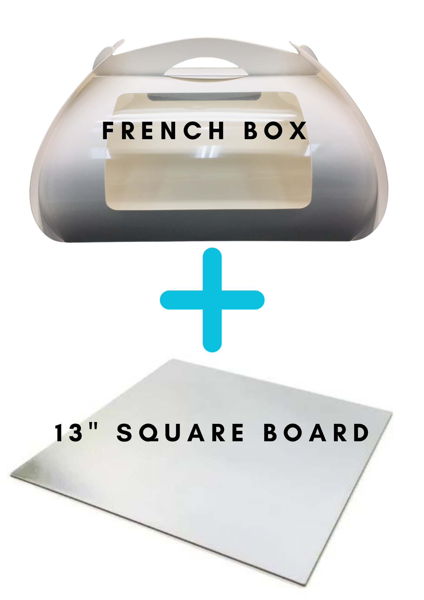 French Box + Silver 13" Board combo