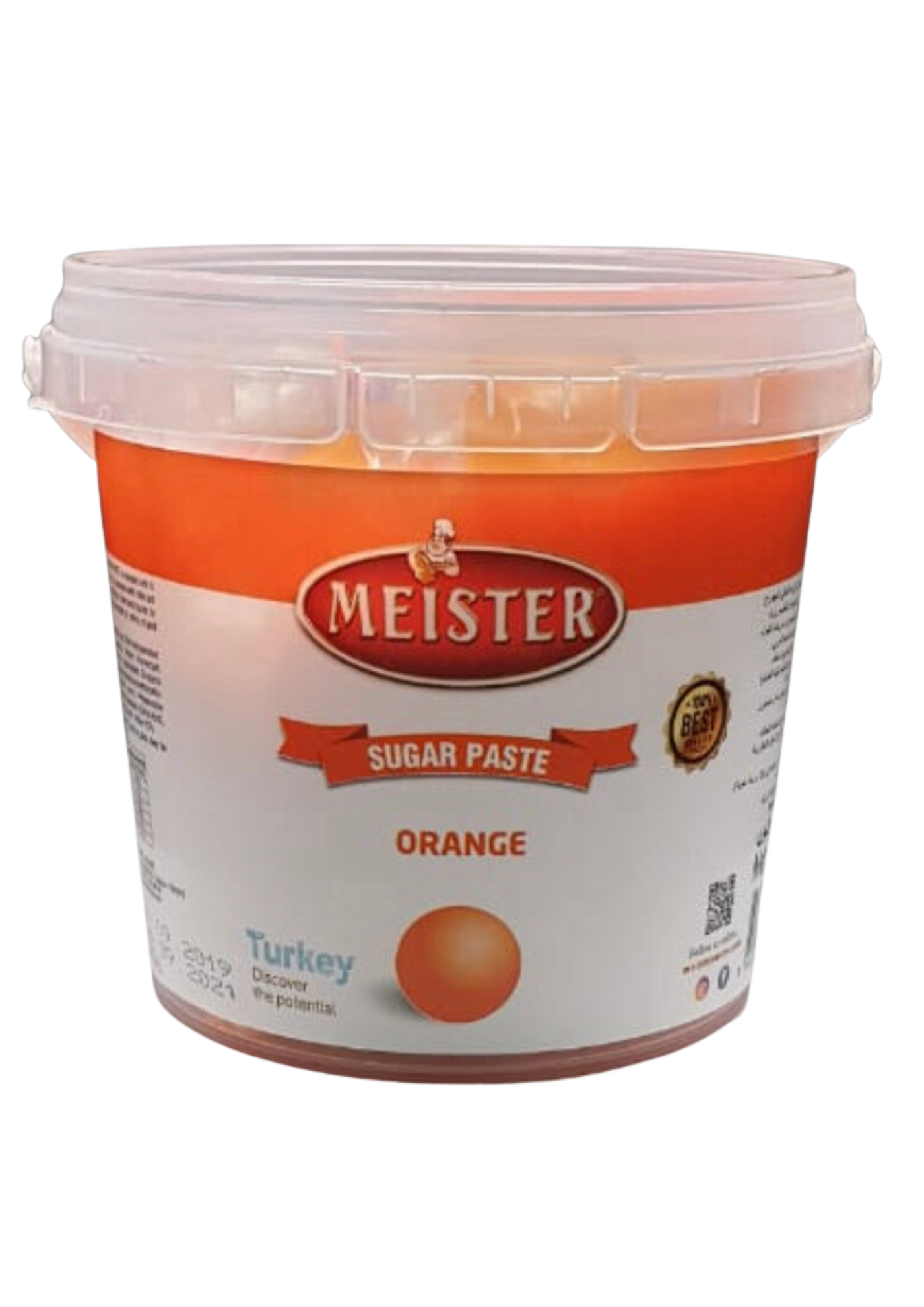 Meister Sugar Paste - Orange 500g