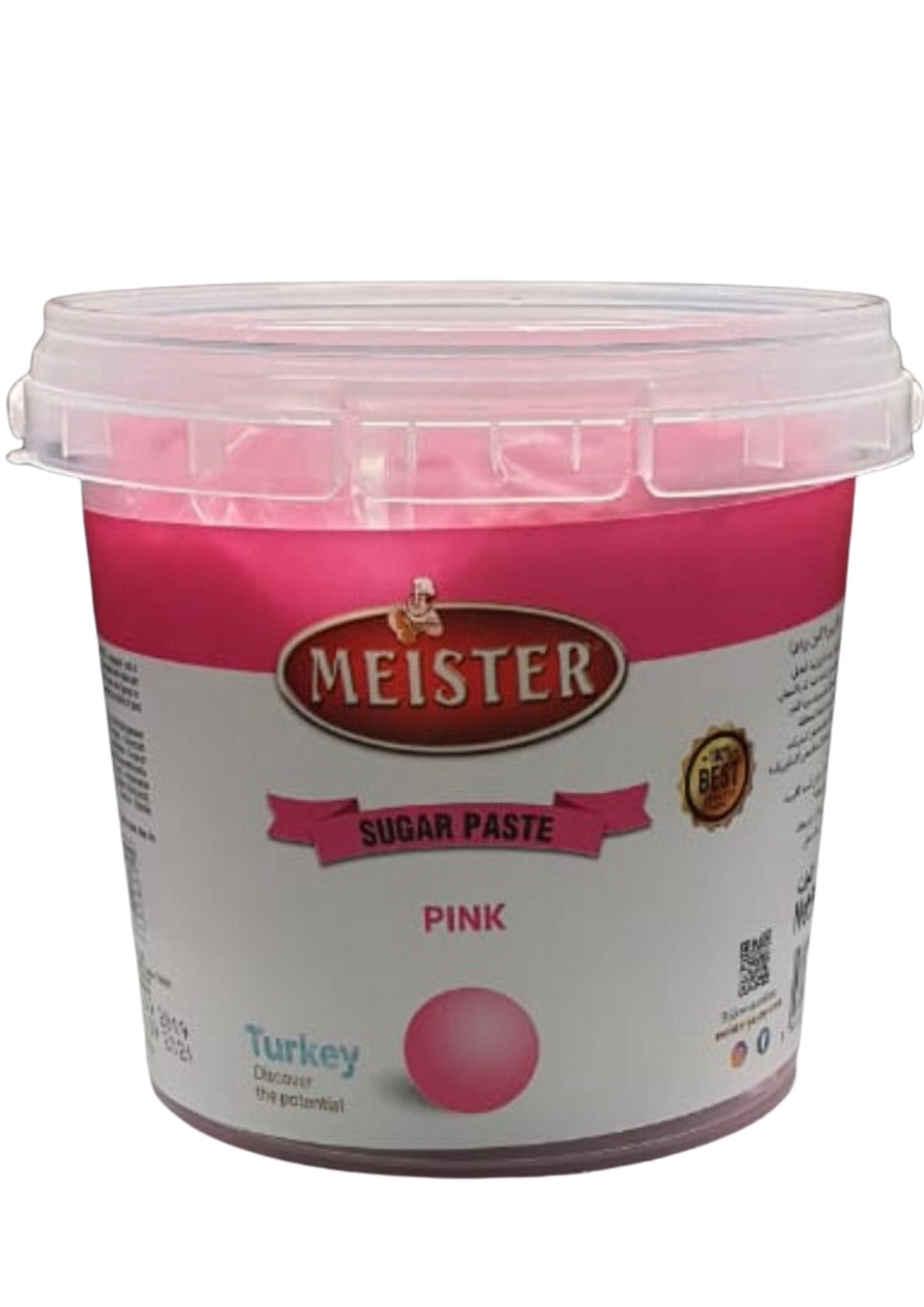 Meister Sugar Paste - Pink 500g