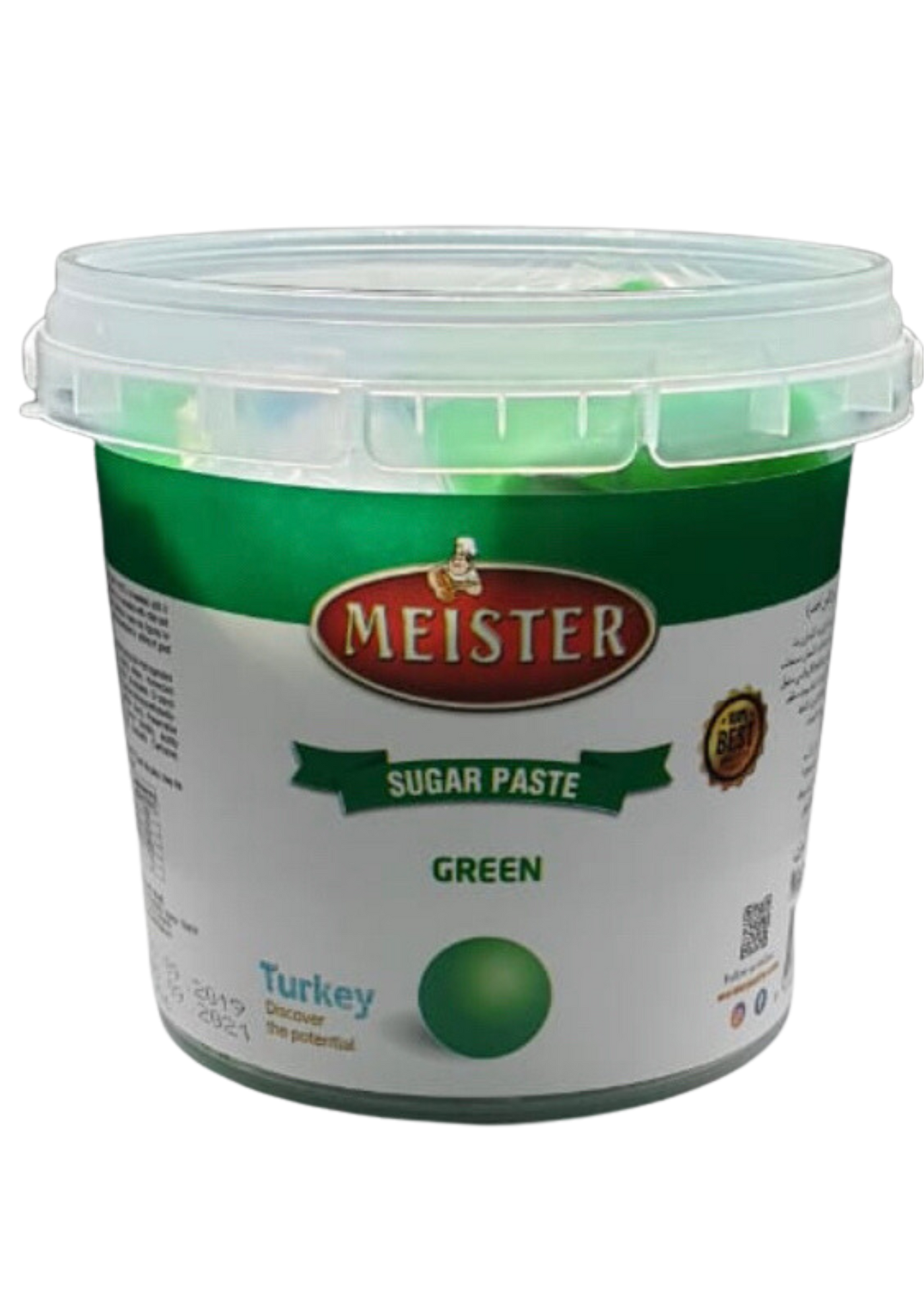 Meister Sugar Paste - Green 500g
