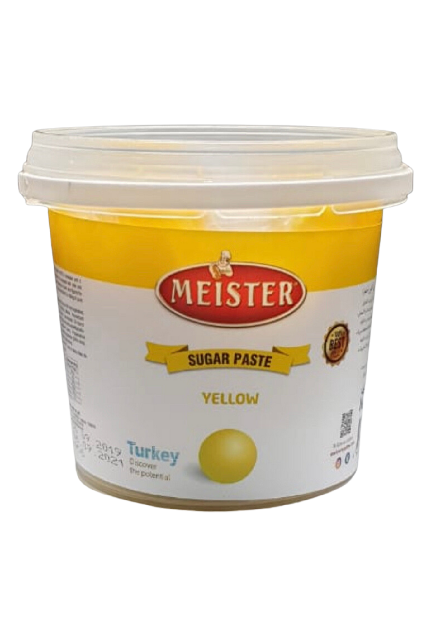 Meister Sugar Paste - Yellow 500g