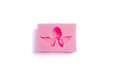 Angel Face & Wings Silicone Cake Topper Mould