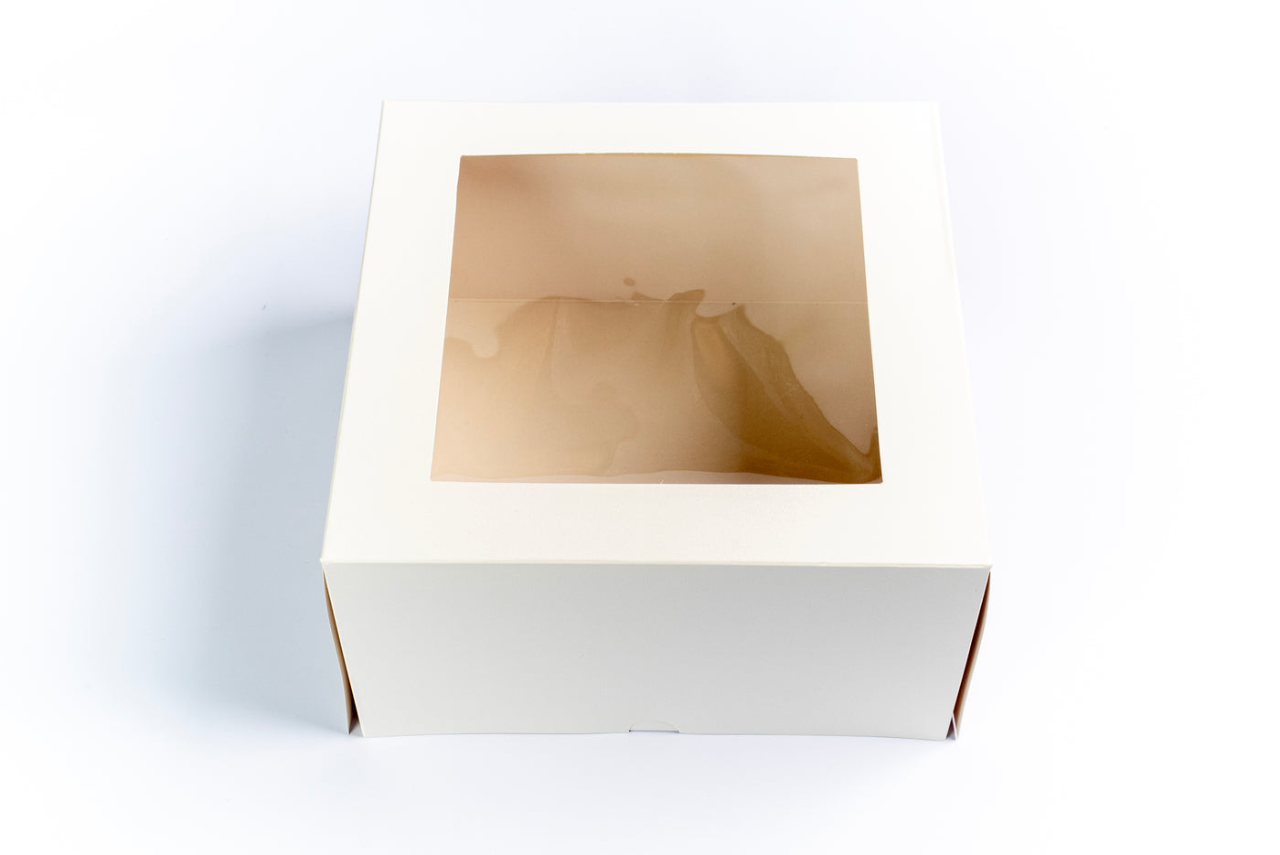 10" Cake Box- White [5" Height]