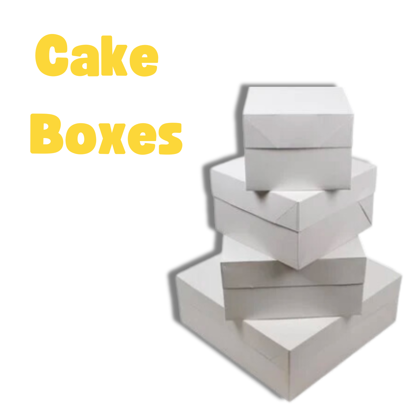 CAKE BOX 28 X 20 X 5 CM PRESTIGE - Multipack-Disposable Food Packaging  Supplier and Manufacturer in UAE