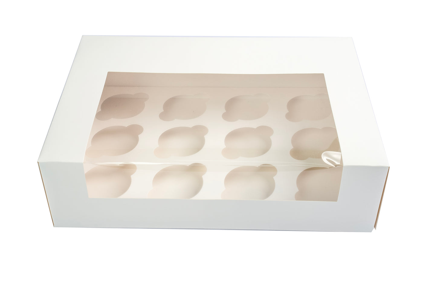 Cupcake Box 12 White