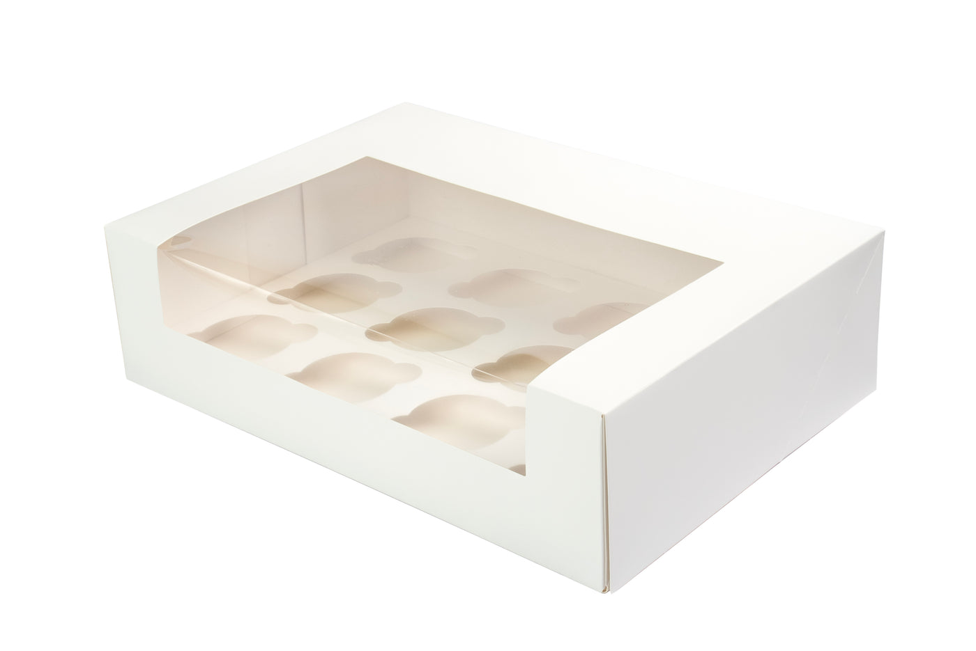 Cupcake Box 12 White