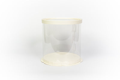 Round Posh Clear Box Range for 4 Tier Cakes