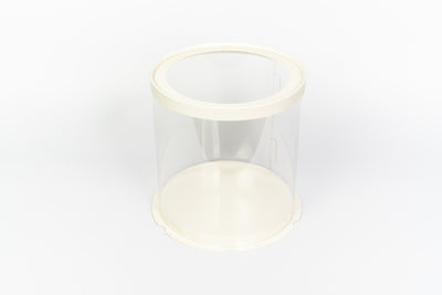 Round Posh Clear Box Range for 1 Tier Cakes