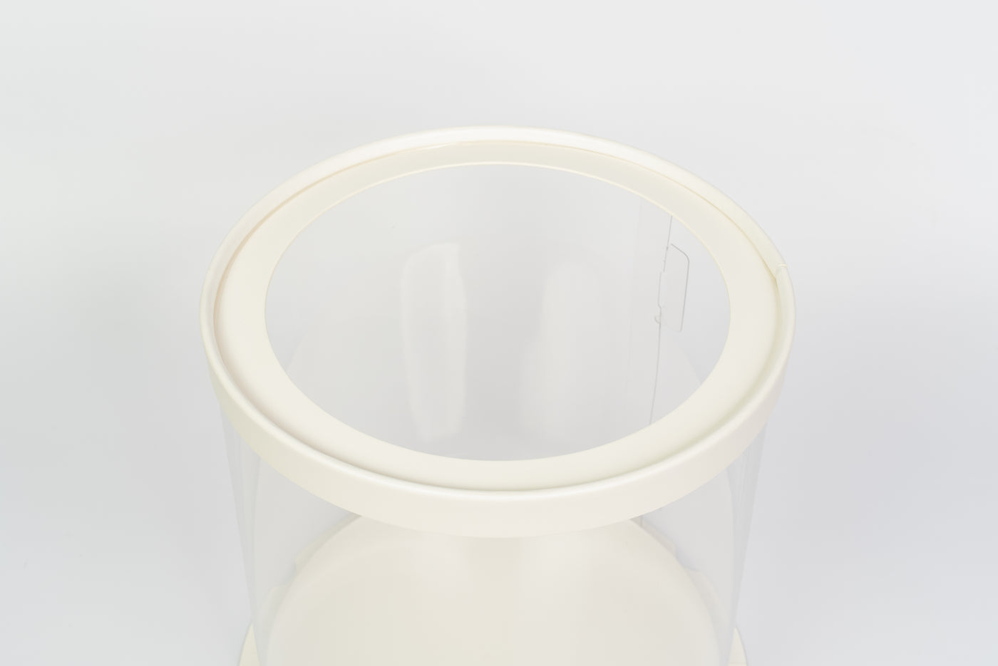 Round Posh Clear Box Range for 1 Tier Cakes