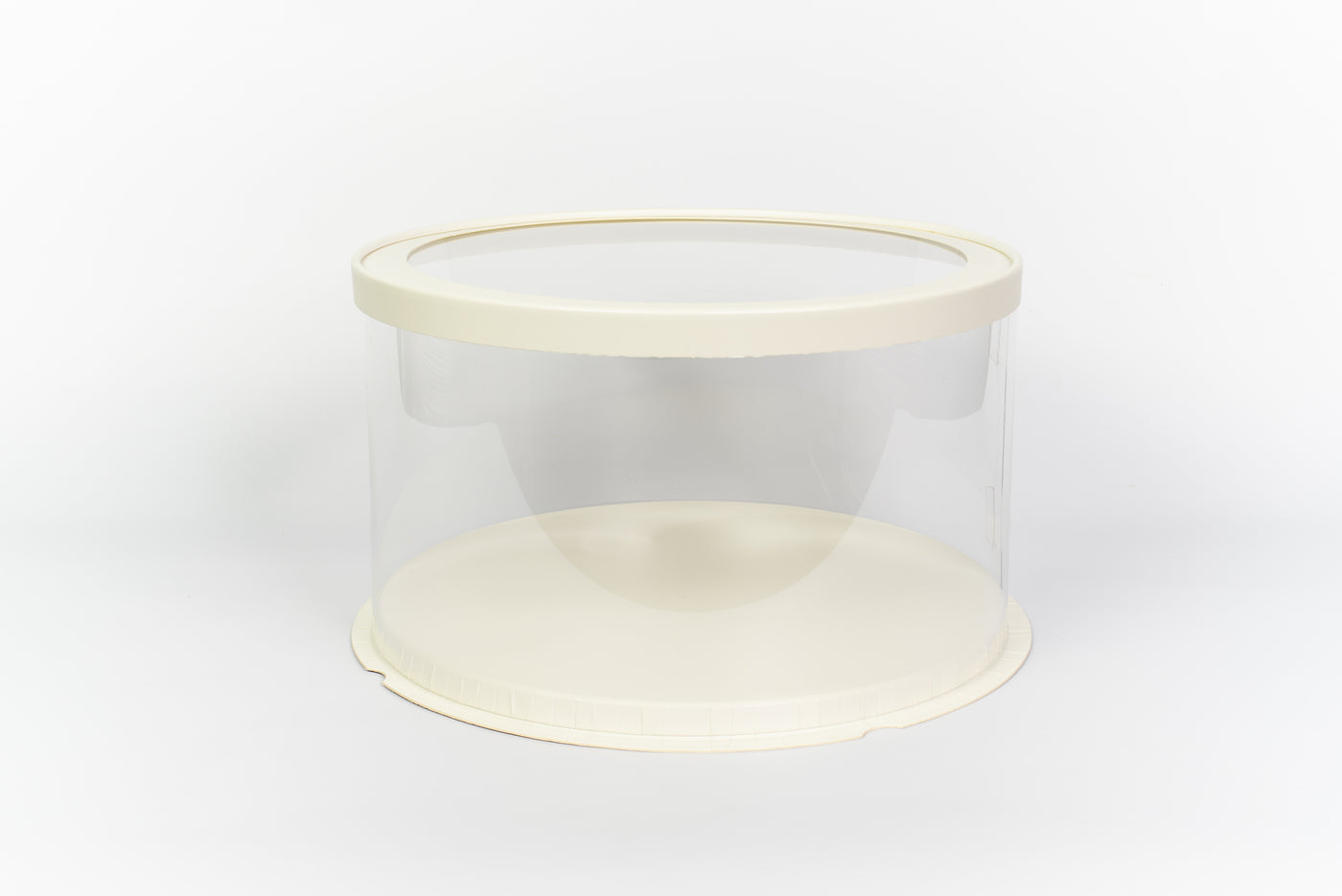 Round Posh Clear Box Range for 1 Tier Cakes