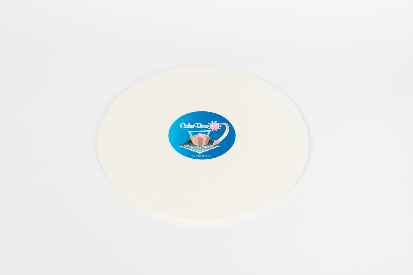 Elite White Round Masonite (MDF) Cake Board 9mm thin