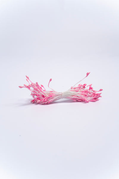 FLORAL STAMENS FOR FLOWER MAKING - PINK