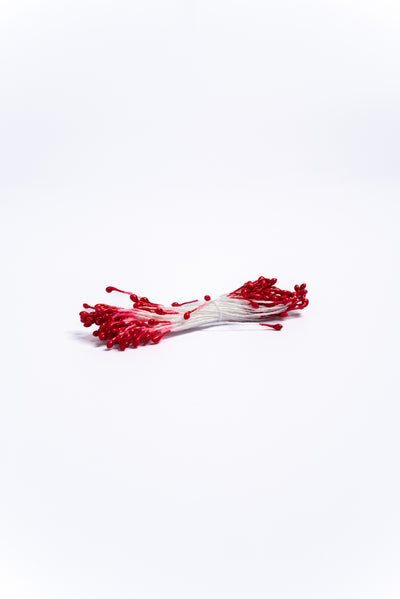 Bulk FLORAL STAMENS FOR FLOWER MAKING - RED