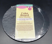 Black Round Masonite (MDF) Cake Board 5mm thick- 14 INCH ROUND Bulk 40 Pieces