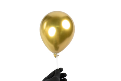 Metallic Gold Latex Balloons 5in, 10 pcs