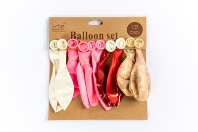 Pinky 10-Piece  Latex Balloon Set