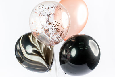 Rose Gold 10-Piece  Latex Balloon Set