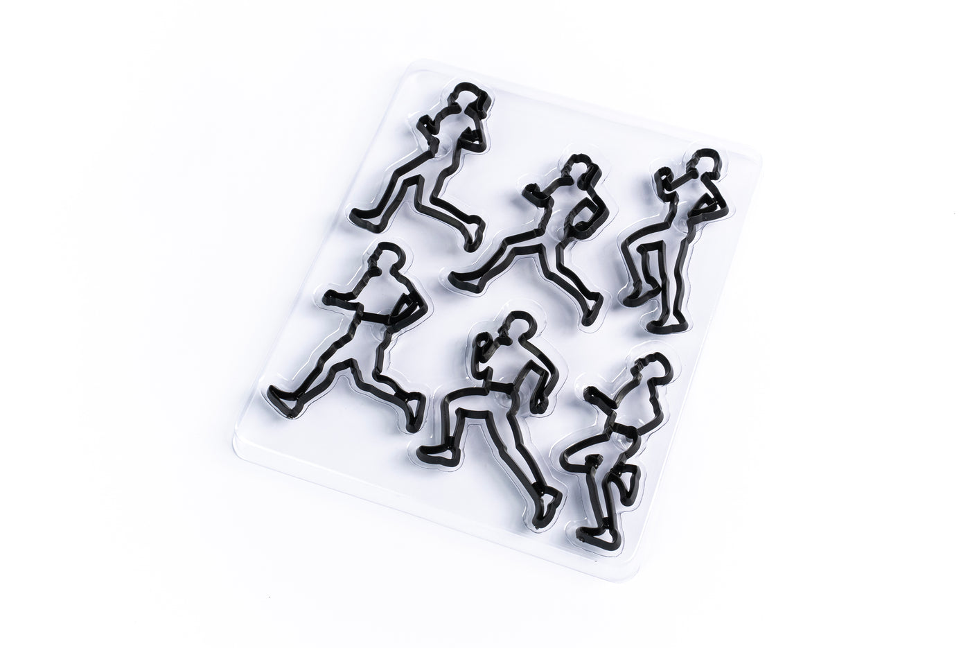 RUNNER SILHOUETTE 6 Pc Icing Sugarcraft Cutter Set