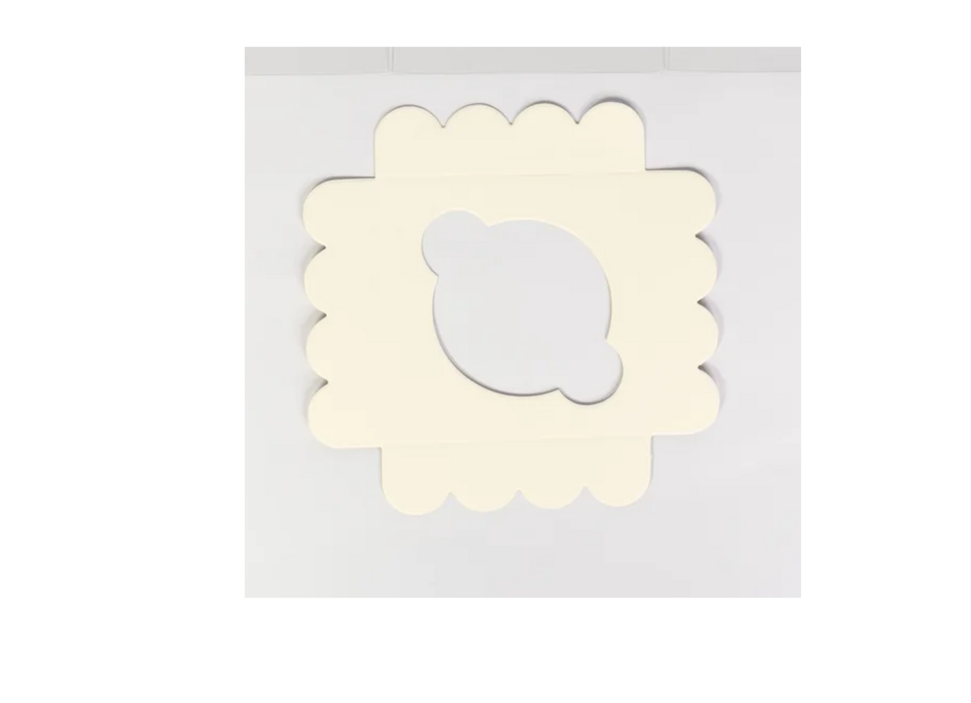 Single Clear Cupcake Box with white insert