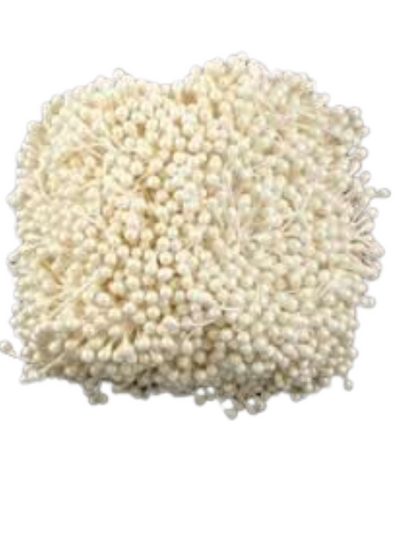 Bulk FLORAL STAMENS FOR FLOWER MAKING - White