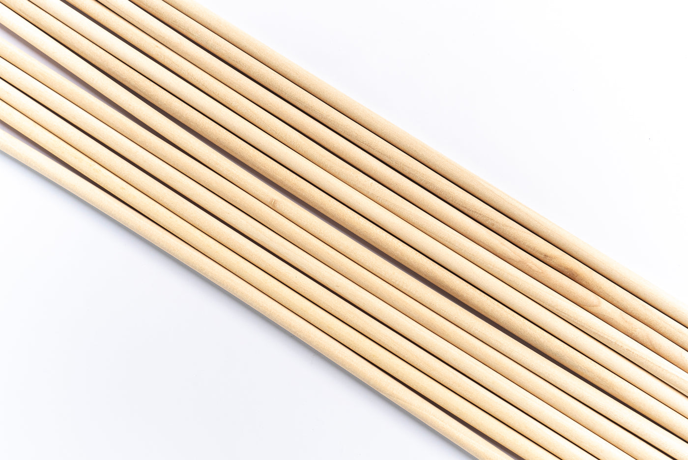 Wooden Dowels 12 Inch x 6mm, Pack of 12