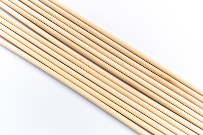 Wooden Dowels 12 Inch x 6mm, Pack of 12