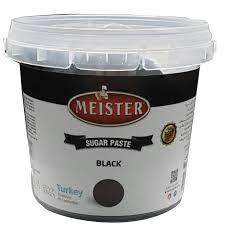 Meister Sugar Paste - Black 500g