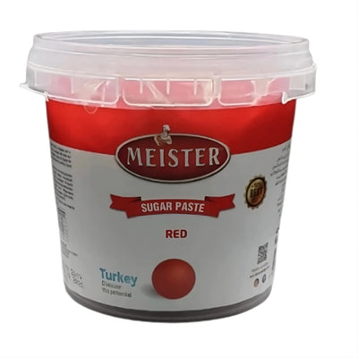 Meister Sugar Paste - Red 2.5kg 26/09/24