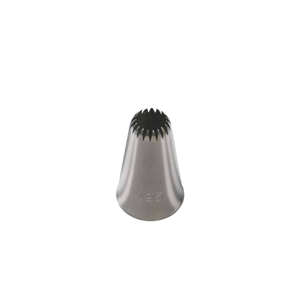 Tip Close Closed Star Piping Tip No.195 – Cakebox.ME