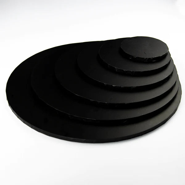 Elite Black  Round Masonite (MDF) Cake Board 9mm thin