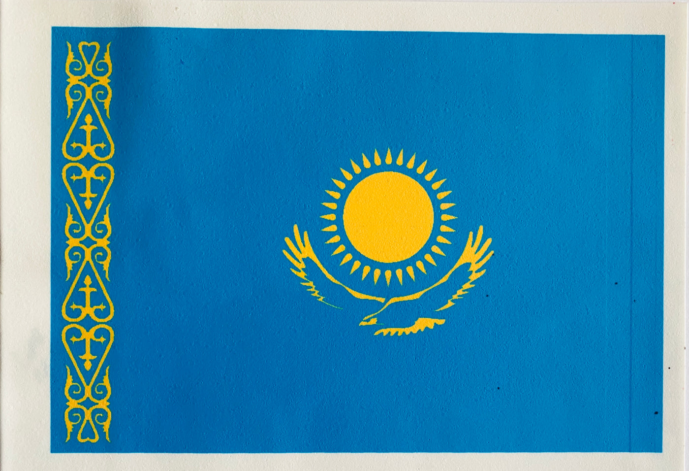 Flag of Kazakhstan Edible  Prints