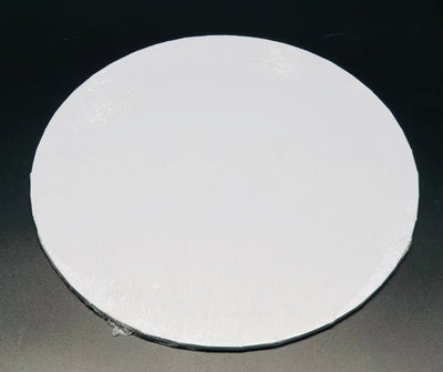White Round Premium Masonite (MDF)  Cake Board Drum 5mm thick