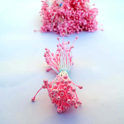 FLORAL STAMENS FOR FLOWER MAKING - PINK