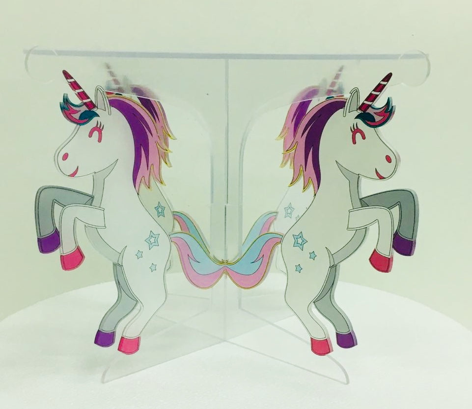 Unicorn  Acrylic Cake stand