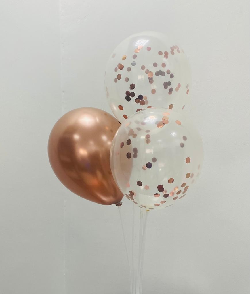 Rosie Goldie 21-Piece  Latex Balloon Set