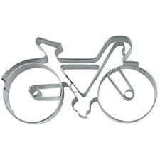 Bicycle Embossing Cookie Cutter