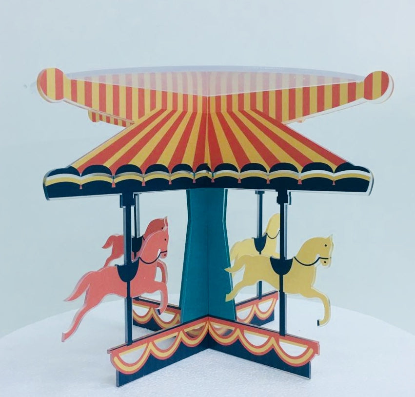 Carousel Acrylic Cake Stand