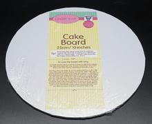 White Round Masonite (MDF) Cake Board 5mm thick- 14 INCH ROUND Bulk 5 Pieces