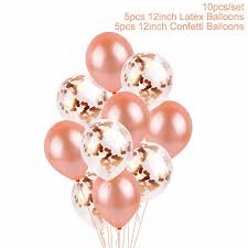 Rose Gold 20-Piece  Latex Balloon Set