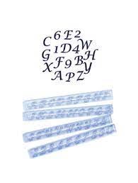 Alphabet Uppercase & Lowercase; Number SCRIPT Tap-Its Cutter Set