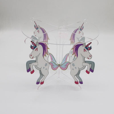 Unicorn  Acrylic Cake stand