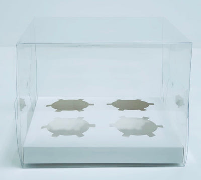 Clear Cupcake Box - (4 Hold)